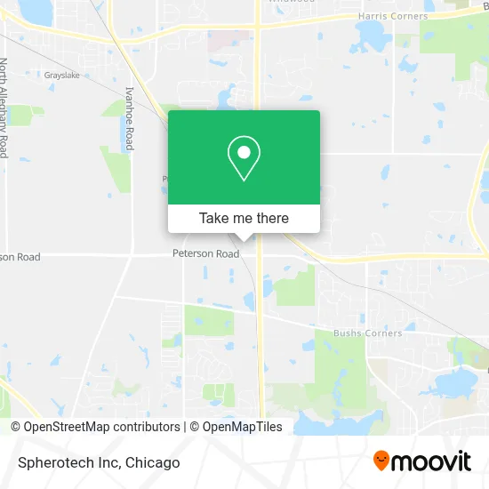 Spherotech Inc map