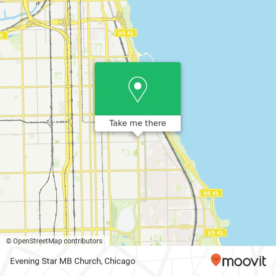 Evening Star MB Church map