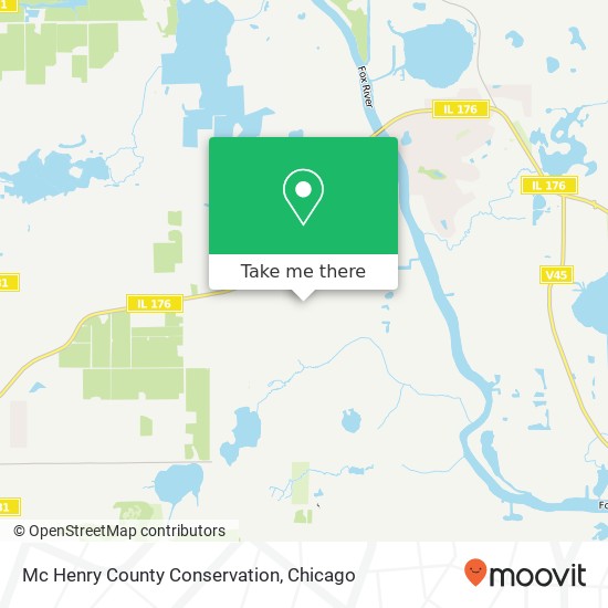 Mc Henry County Conservation map
