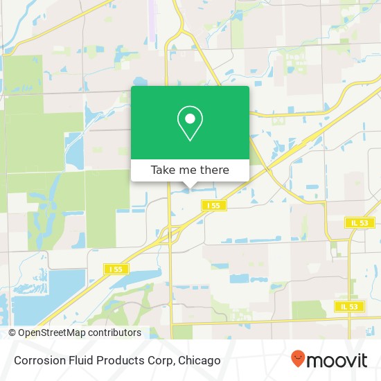 Corrosion Fluid Products Corp map