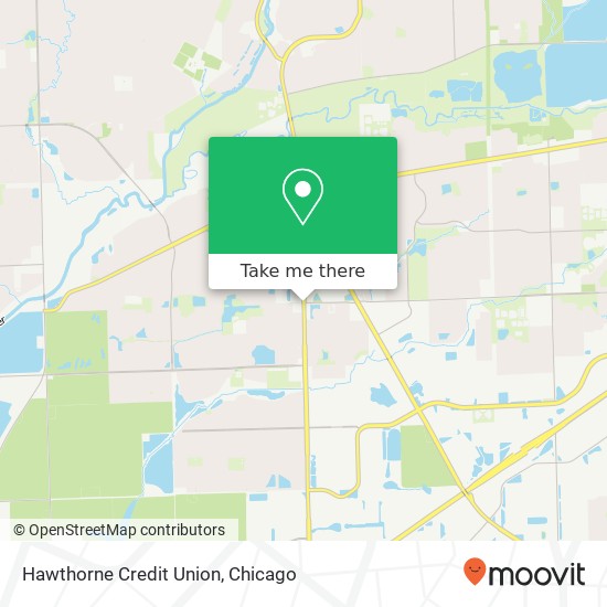 Mapa de Hawthorne Credit Union