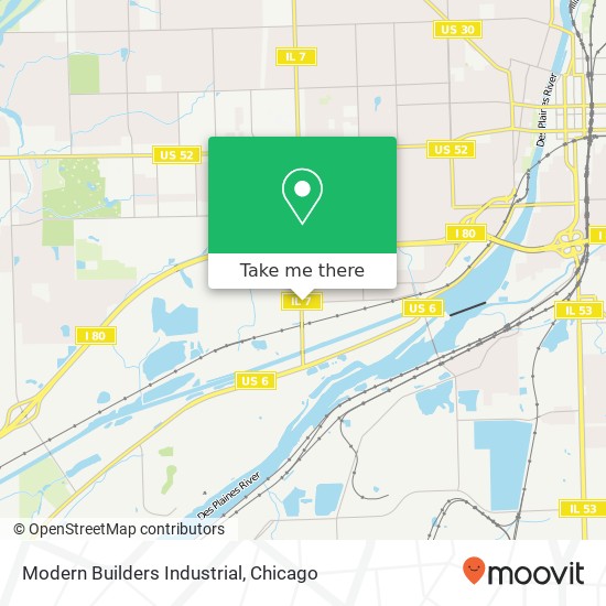 Modern Builders Industrial map