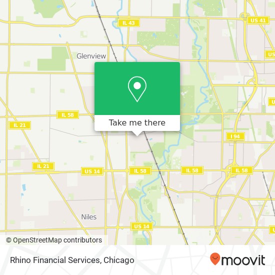 Mapa de Rhino Financial Services