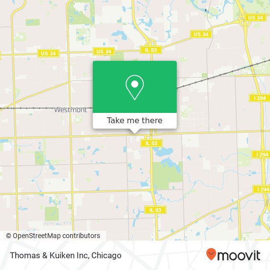 Mapa de Thomas & Kuiken Inc