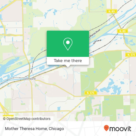 Mother Theresa Home map
