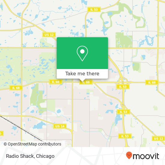 Radio Shack map