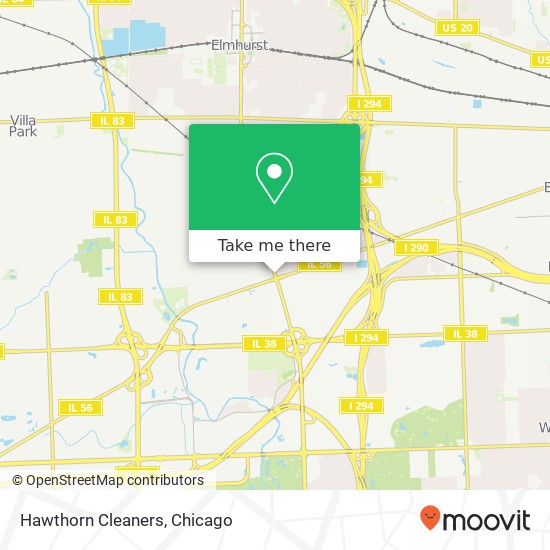 Mapa de Hawthorn Cleaners