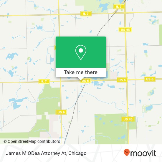 Mapa de James M ODea Attorney At