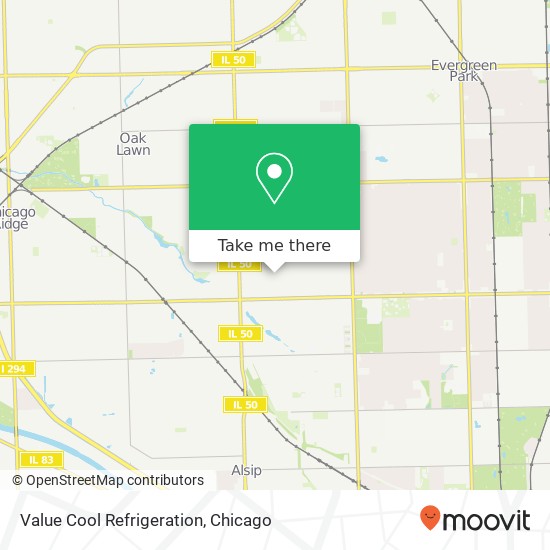 Value Cool Refrigeration map
