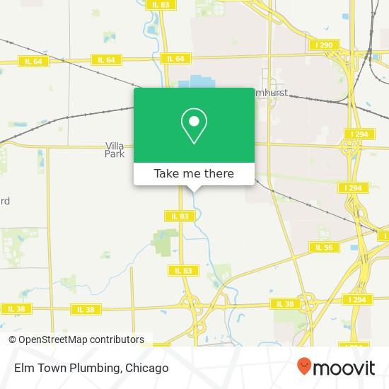 Mapa de Elm Town Plumbing