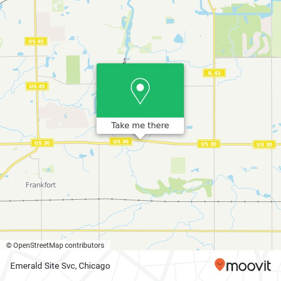 Emerald Site Svc map