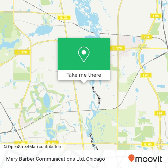 Mary Barber Communications Ltd map