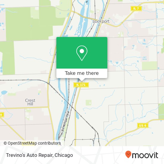Trevino's Auto Repair map
