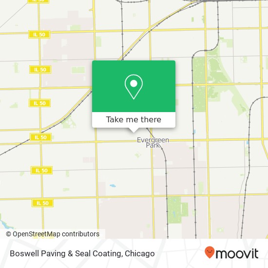 Mapa de Boswell Paving & Seal Coating