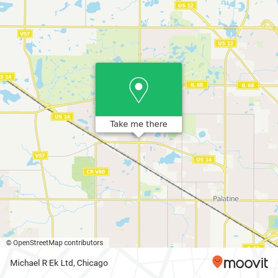 Michael R Ek Ltd map