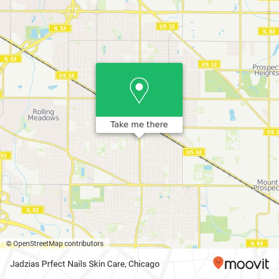 Mapa de Jadzias Prfect Nails Skin Care