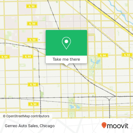 Gerreo Auto Sales map