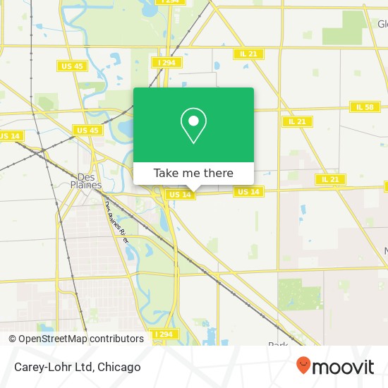 Mapa de Carey-Lohr Ltd