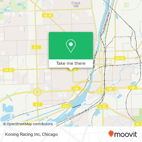 Koning Racing Inc map