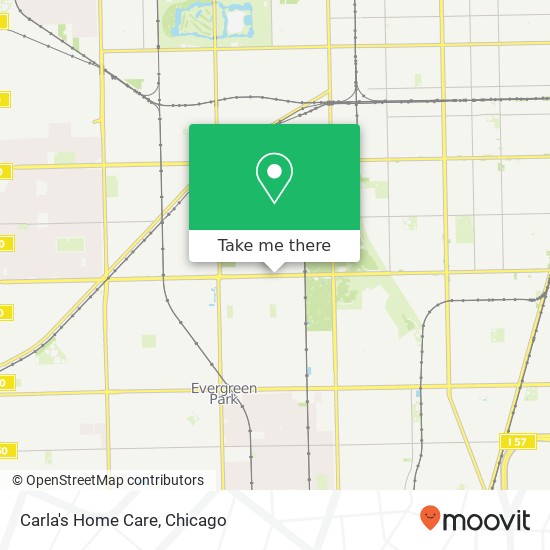 Carla's Home Care map