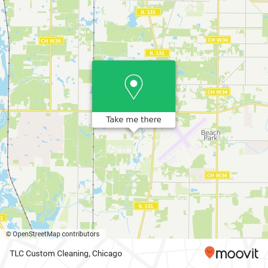 TLC Custom Cleaning map