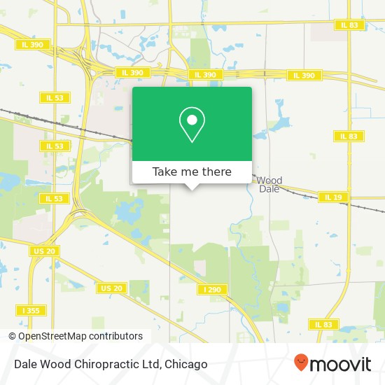 Dale Wood Chiropractic Ltd map