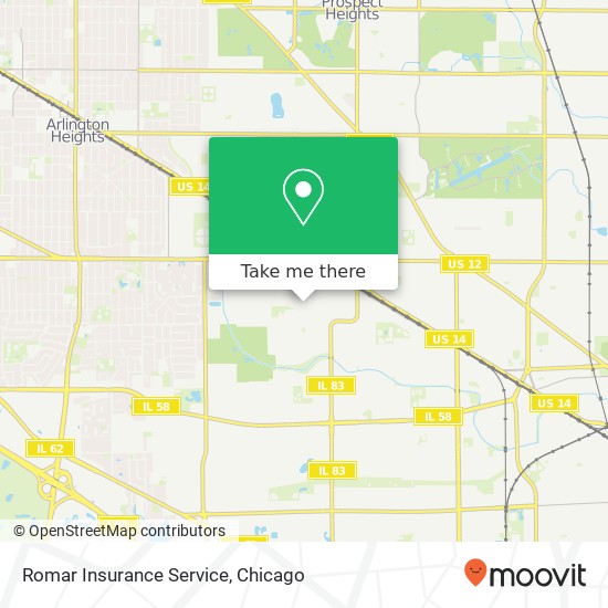 Romar Insurance Service map