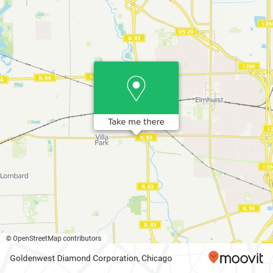 Goldenwest Diamond Corporation map