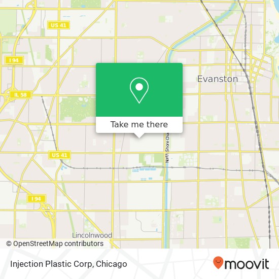 Injection Plastic Corp map