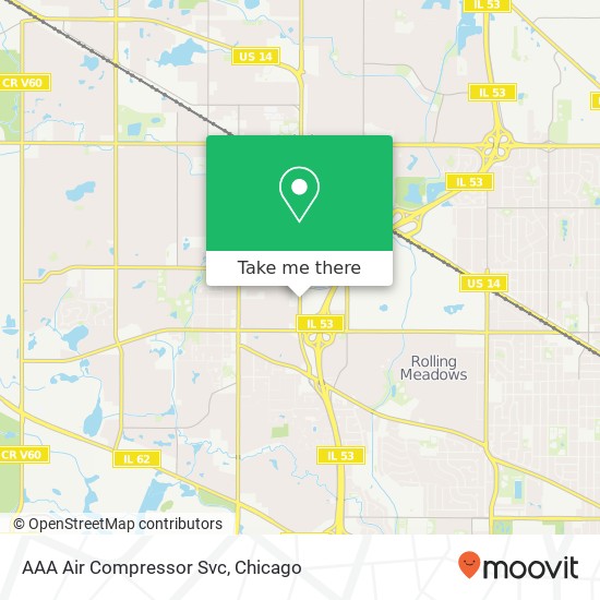 AAA Air Compressor Svc map