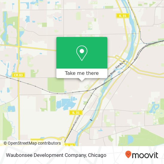 Waubonsee Development Company map