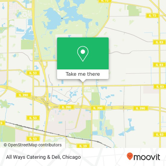 All Ways Catering & Deli map