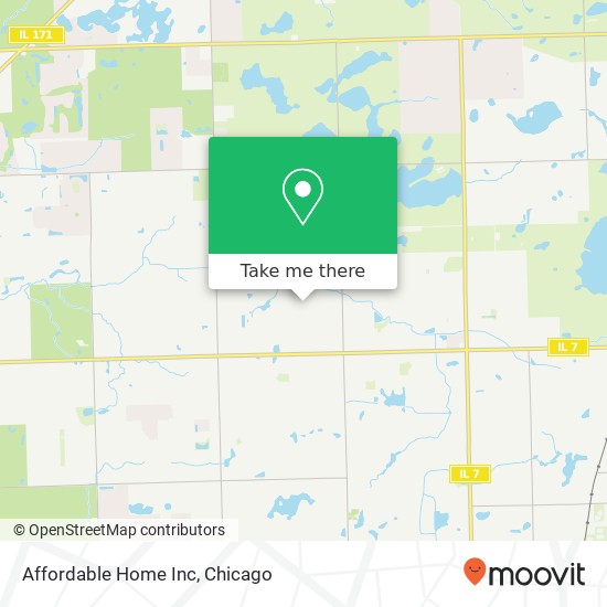 Affordable Home Inc map