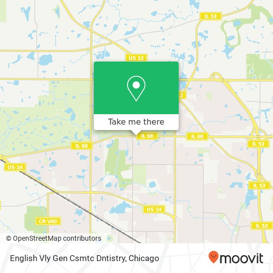 English Vly Gen Csmtc Dntistry map