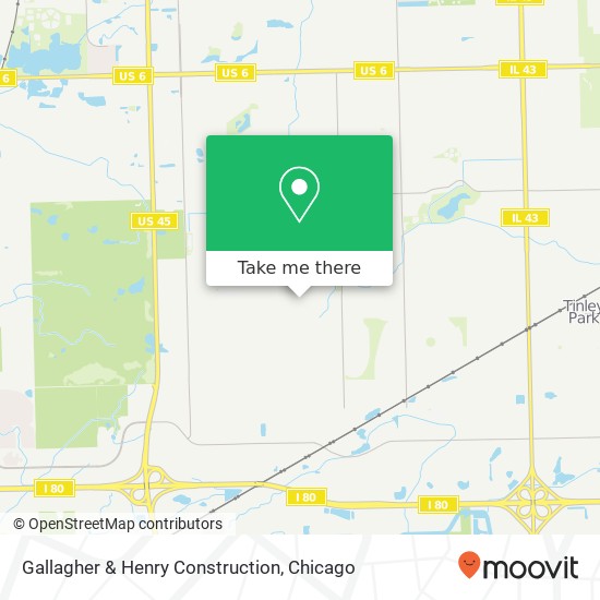 Mapa de Gallagher & Henry Construction