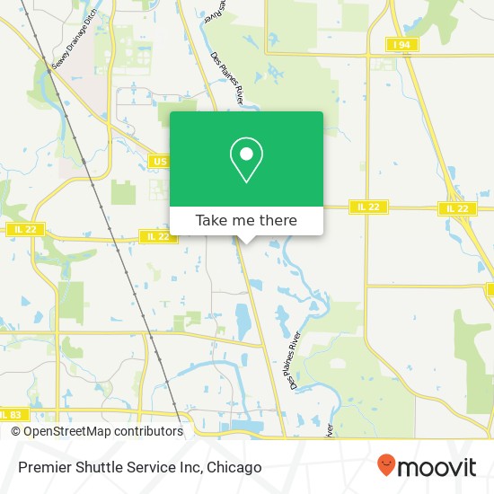 Premier Shuttle Service Inc map