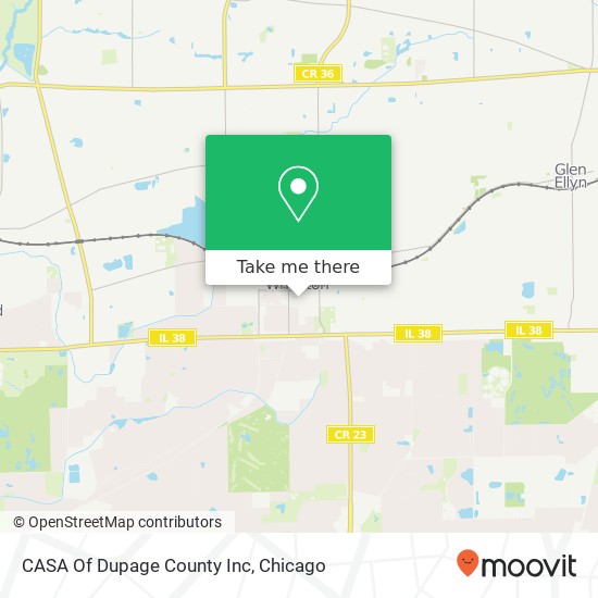 CASA Of Dupage County Inc map