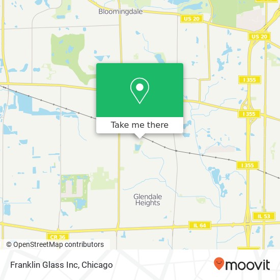 Mapa de Franklin Glass Inc