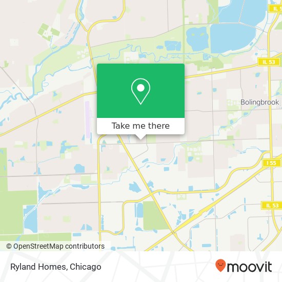 Ryland Homes map