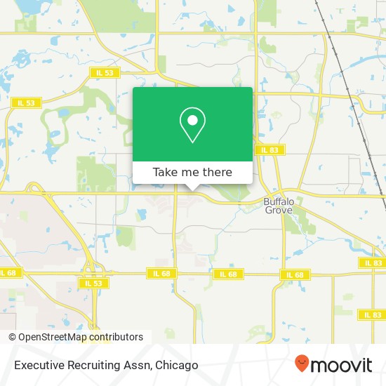 Executive Recruiting Assn map