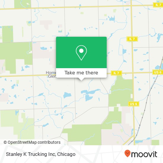 Stanley K Trucking Inc map