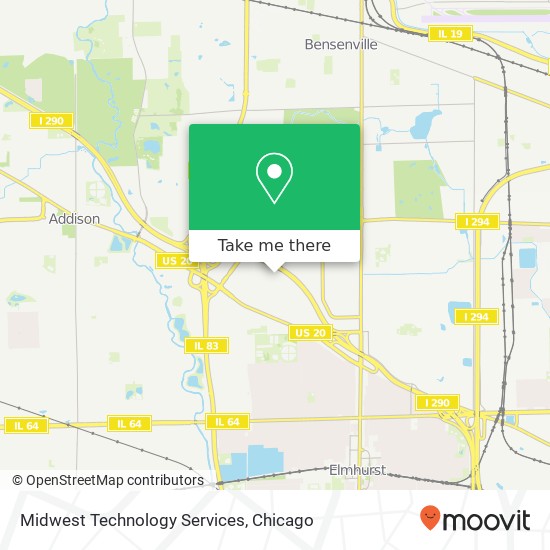 Mapa de Midwest Technology Services