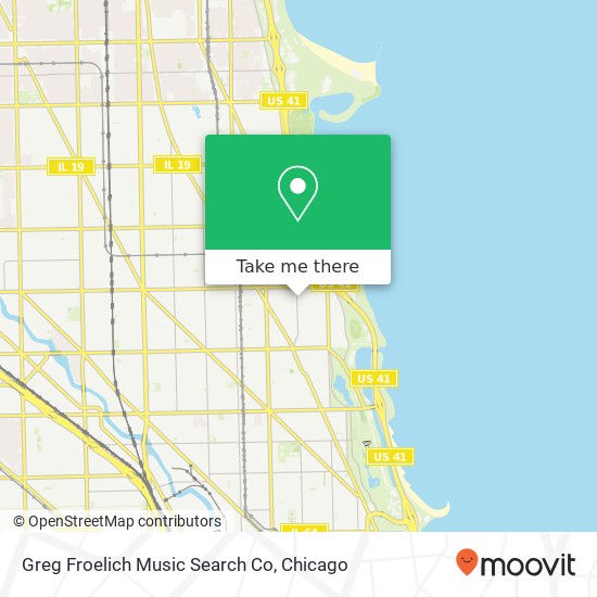 Greg Froelich Music Search Co map