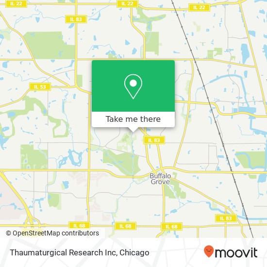 Mapa de Thaumaturgical Research Inc
