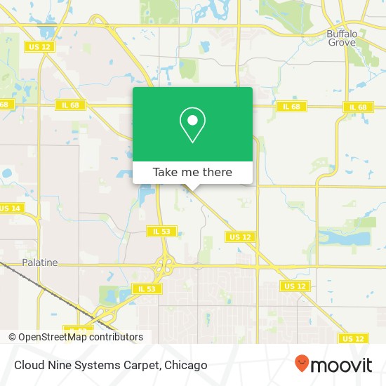 Mapa de Cloud Nine Systems Carpet