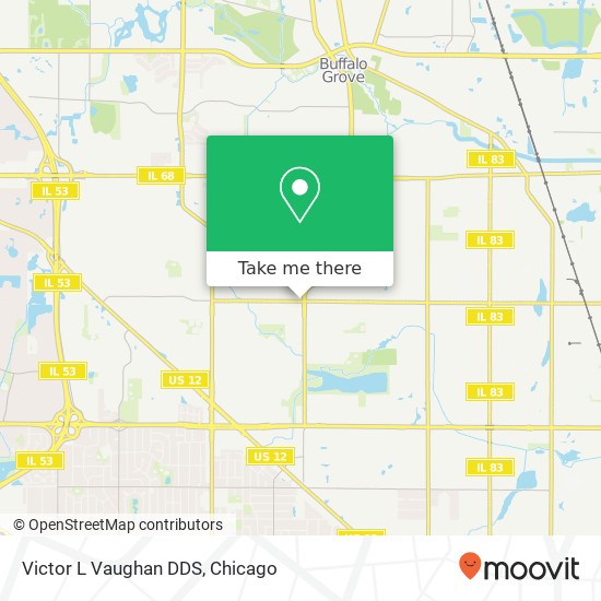 Victor L Vaughan DDS map