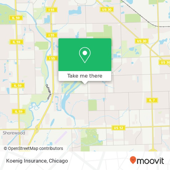 Mapa de Koenig Insurance