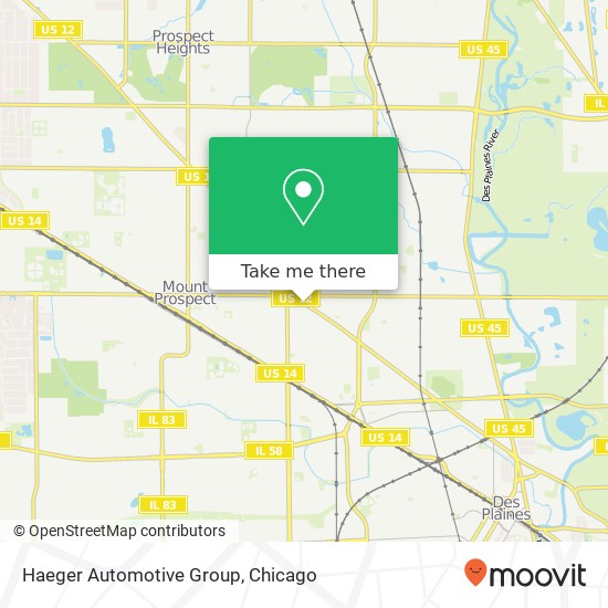 Mapa de Haeger Automotive Group