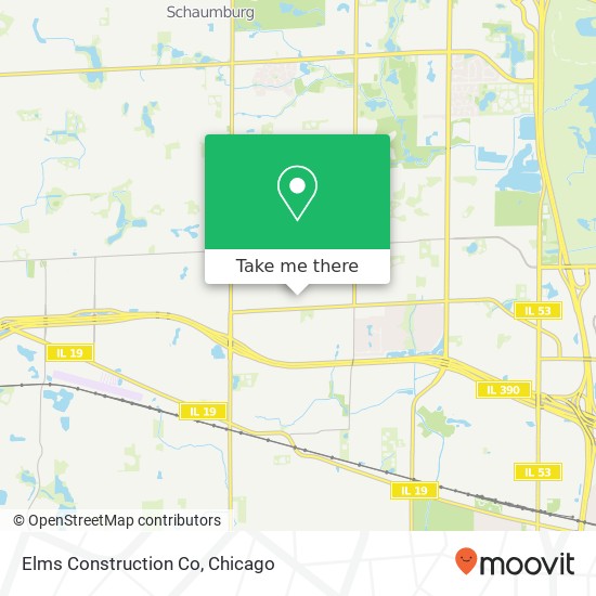 Elms Construction Co map