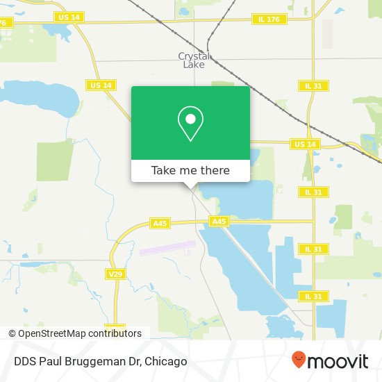 Mapa de DDS Paul Bruggeman Dr